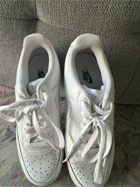 Nike White Low-Profile Leather Sneaker